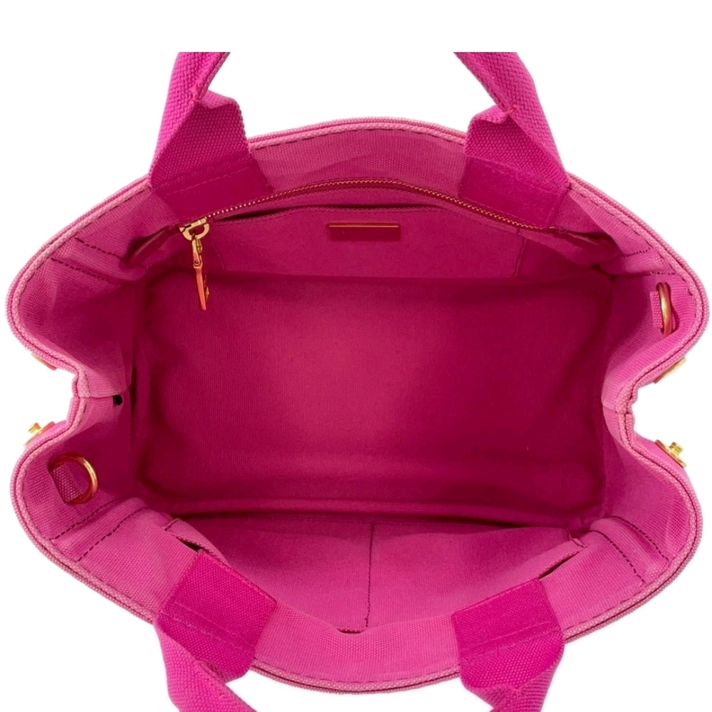 Prada Pink Canvas Crossbody Shoulder Bag - Picture 14 of 16